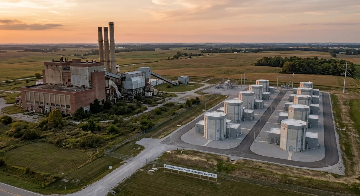 Amazon, AEP and X-energy explore a 960-MW Xe-100 plant at a retired Indiana coal site