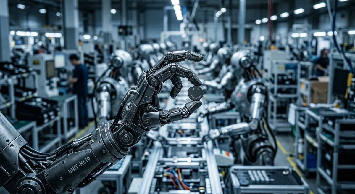 China's grip on the robotics industry runs through rare-earth magnets